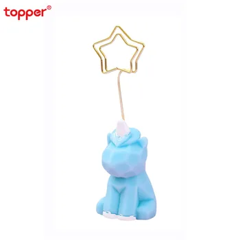 

Cute cartoon message note folder creative office desktop decoration ornament colored business card holder photo clip holder new