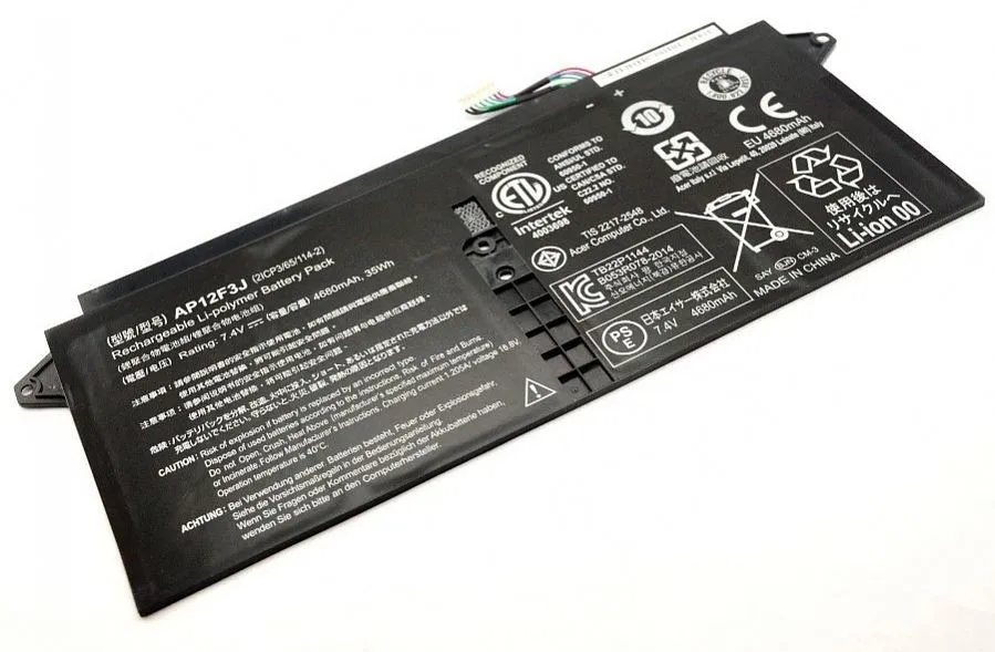Аккумулятор для ноутбука Acer Aspire S7-391 (7.4V) P/N: 2ICP3/65/114-2 AP12F3J | Компьютеры и офис
