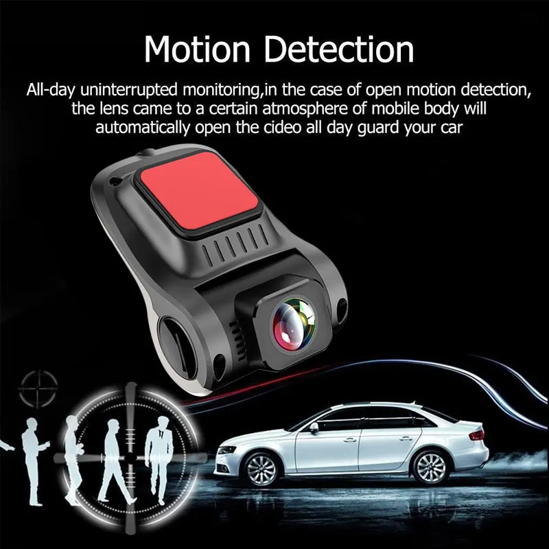 Vehemo USB Mini ADAS Автомобильный видеорегистратор Starlight ночное видение Full HD камера для