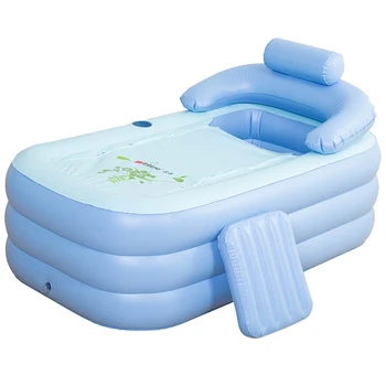 

Couple Folding Inflatable Bathtub To Increase Adult Bath Tub Medicine Bath