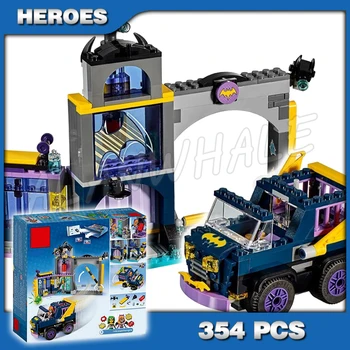 

354pcs Super Heroes Girls Secret Bunker 10689 Model Building Blocks Children Assemble Toys Bricks Compatible with Lago