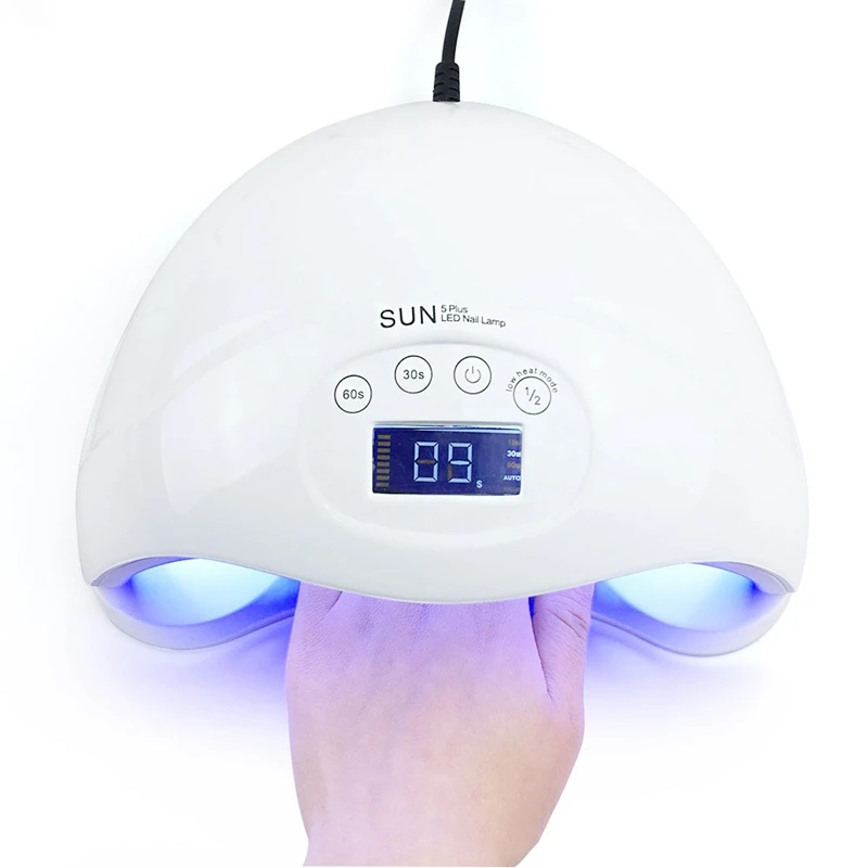 Sun5Plus лампа для ногтей Led руки 48 Вт для ногтевой фототерапии машины инструменты для ногтей Eu Plug
