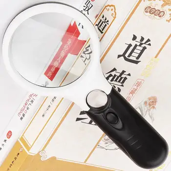 

3 LED Light 45X Magnifier Home Office Reading Jewelry Newspaper Watch Map Loupe
