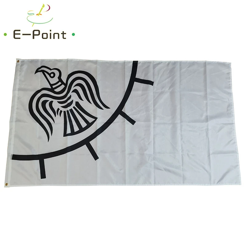 Флаг викингов Ворон 2ft * 3ft (60*90 см) 5ft (90*150 Размеры рождественские украшения для