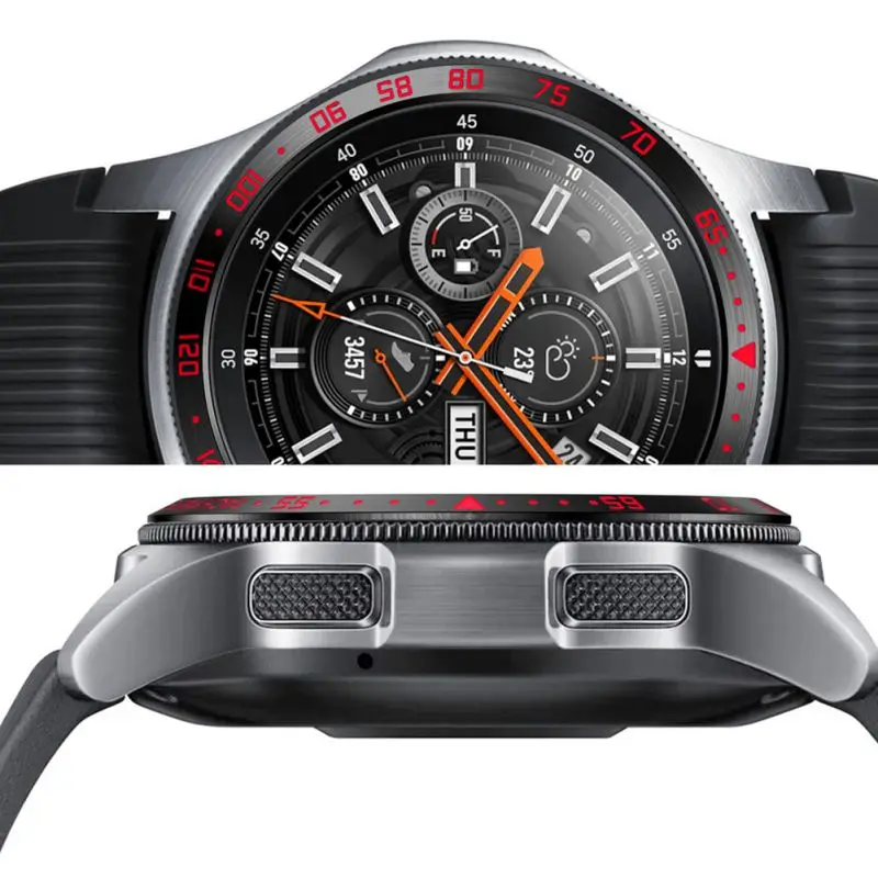 Смарт-часы для samsung Galaxy Watch 46 мм, драгоценный камень кольцо покрытие клей против царапин металл