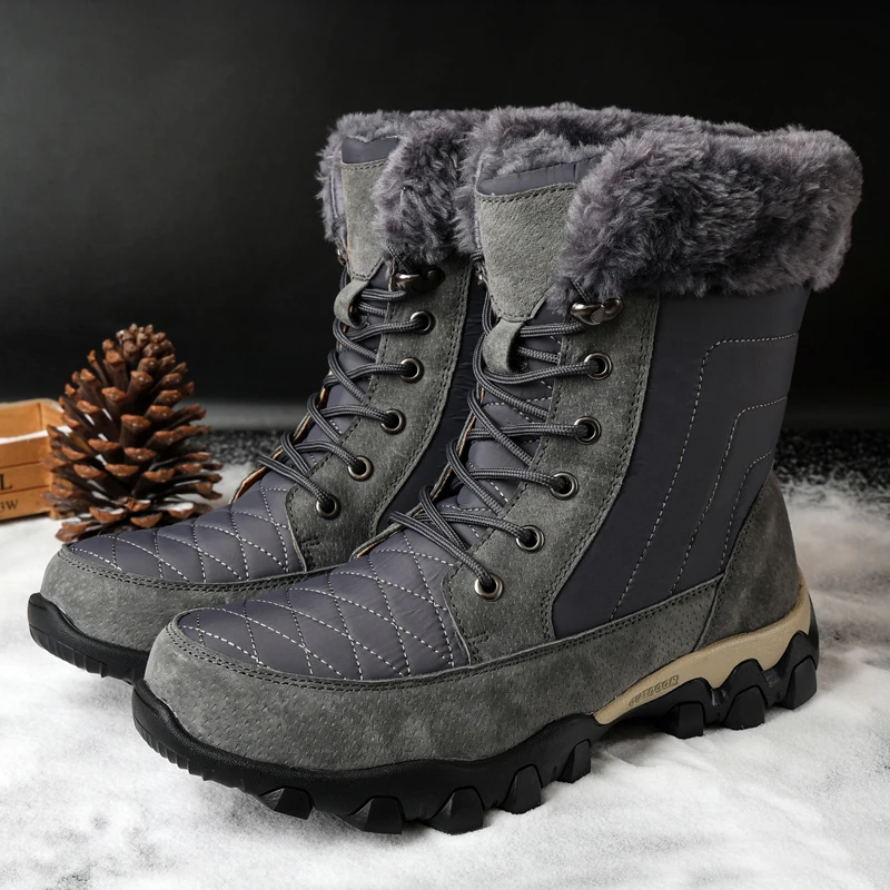 

Boots casual men's high-top winter boots British style men's boots leather boots field training boots outdoor combat boot