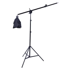 Aliexpress - Tripod for Softbox Light Stand Photo Studio 2M with 1.4M Boom Arm Flexible Sandbag Supporting Lighting Photography Phone Flash