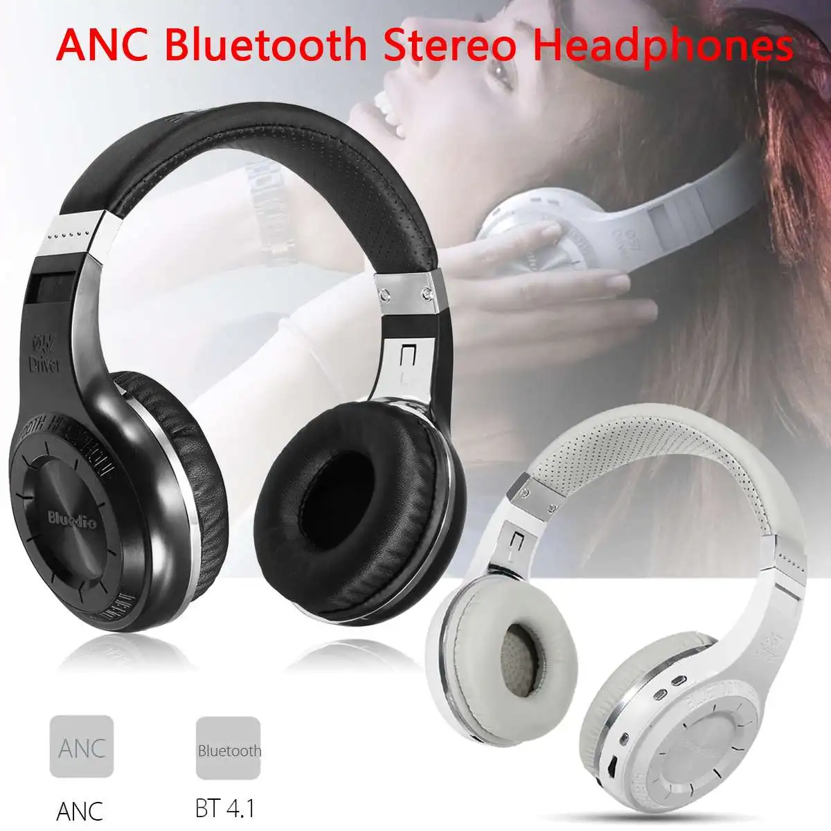 Bluetooth 4,1, динамическая гарнитура, беспроводной S порт, s наушники, ANC, активный шум, стерео гарнитура, поддержка 3,5 мм, вставной порт, usb зарядка