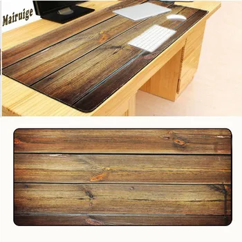 

Large Mouse Pad Gaming Desk Mat Brown Wood Gaming Notebook Computer PC Mat Mouse Gamer Mouse Pad 900x400 for Laptop Table Pads