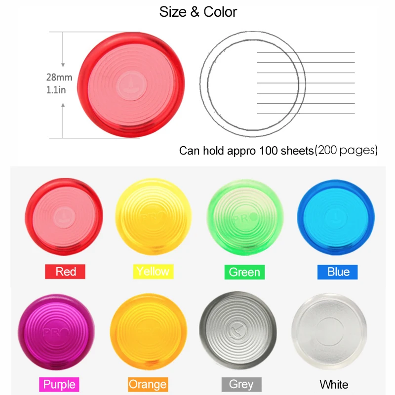 Fromthenon 12 шт./упак. Цвет Пластик Discbound расширения диски кольца для гриб Тип отверстия Happy planner аксессуары вязки