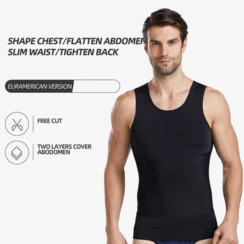 

012 260g random cut plastic chest abdomen waist support back compression vest