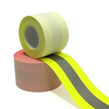 Flam Retardant Reflective Cotton Fabric For Firefighter's Clothing 5cm