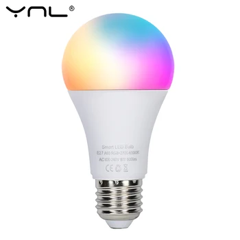 

Smart Light Bulb 8W Color Changing Wifi E27 RGB LED Bulb Dimmable