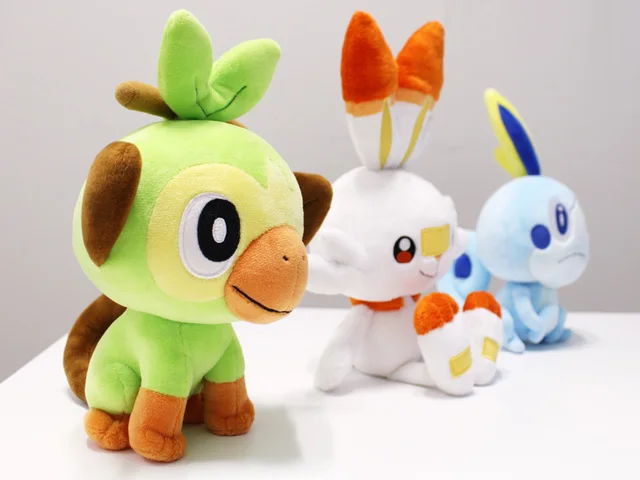 Sobble Scorbunny Grookey мультфильм Эльф Рисунок плюшевые мягкие коллекция игрушек для детей Рождественский подарок