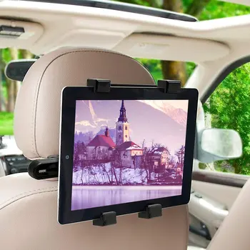 

Universal Car Seat Mount Tablet Bracket Car Headrest Car Holder 360 Degree Rotation Easy Mounting Supports for Universal Tablet