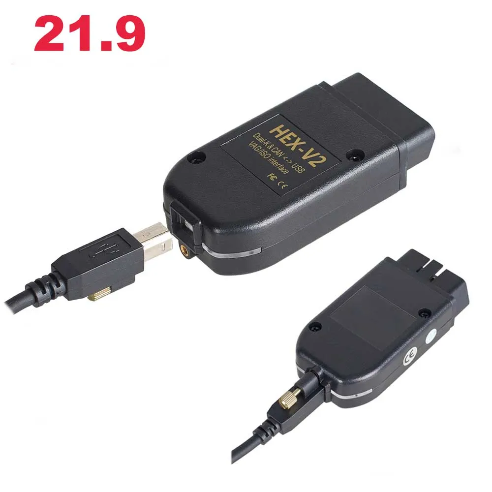 2020 Popolar HEX V2 Obd2 сканер VAGCOM 21 9 VAG COM для VW AUDI Skoda Seat ATMEGA162 + 16V8 FT232RQ | Автомобили и