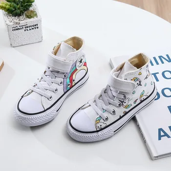 

spring Kids shoes girls Sneakers white Cute Boy Shoes autumn black Children Sneakers Breathable Girl Casual Canvas Shoes 25-37