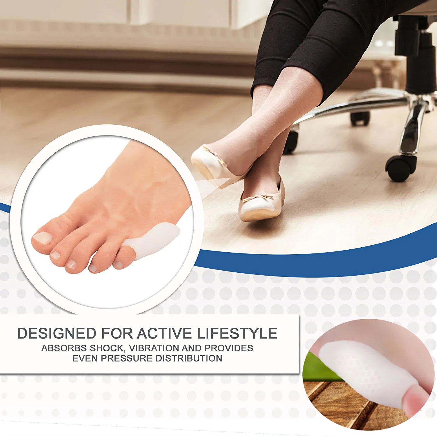 4pcs Silicone Gel Little Toe Corrector Bunion Protector Toe Straightener Separator Thumb Valgus Orthopedic Pain Relief D2227