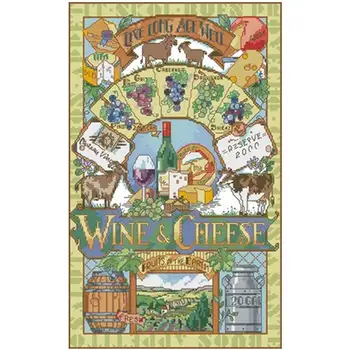 

Wineries patterns Counted Cross Stitch 11CT 14CT DIY wholesale Chinese Cross Stitch Kits Embroidery Needlework Sets home decor