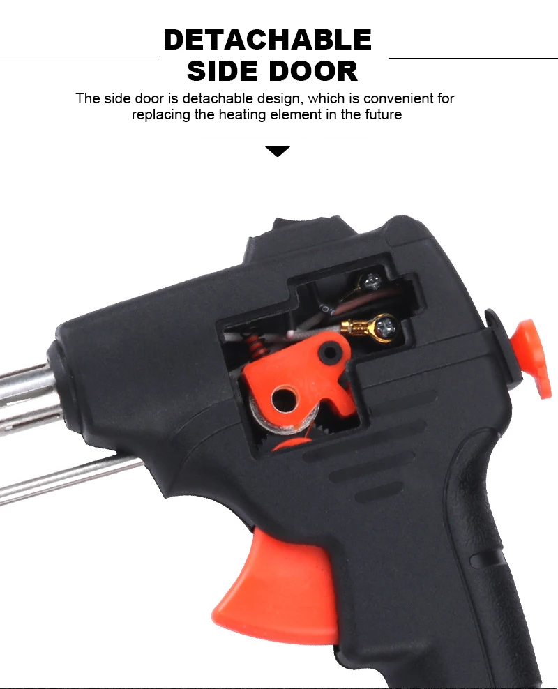 Pistolet à Souder 200W Avec Manche Bois – Chauffage Rapide & Stable – Usage Domestique & Pro