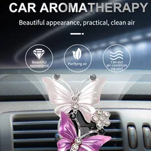 

Air Freshener Butterfly Car-styling Car Perfume Natural Smell Air Conditioner Outlet Clip Fragrance Auto Accessories perfume