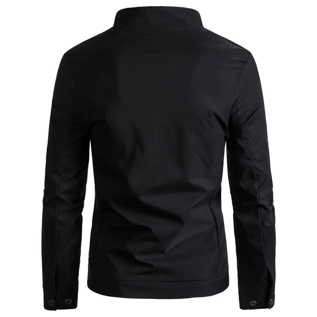 AliExpress, Мужская одежда, осень и зима, стиль, западный стиль, мужская одноцветная куртка со стоячим воротником, куртка, пальто для мужчин