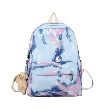 

2020 New Hyuna Style Women's Nylon Cloth Waterproof Small Fresh Student Backpack Literary Travel Backpack