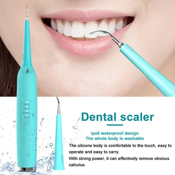 

Tooth Calculus Remover Home Travel Vibration Ultrasonic Polishing Dental Scaler Oral Teeth Cleaning Kit
