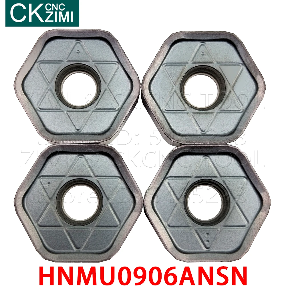 2 flute end mill HNMU0906ANSN HNMU 0906 ANSN carbide inserts Fast feed heavy cutting CNC milling inserts tools CNC for Die steel stainless steel handwheel Machine Tools & Accessories