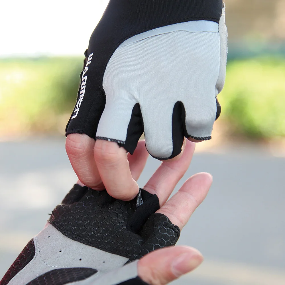

Summer Half-finger Gloves for Riding Men's Mountain Bike Anti-slip Men's Half Length Gloves Thin Breathable Bicycle Sports