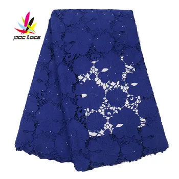 

Latest African Styles Water Solution Lace Fabric Red Embroidery Lace Fabric Floral Tulle Mesh Material for Women Dress AMY2739B