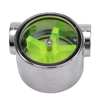 

Portable CPU Threaded Parts Computer Accessories Multifunctional Flow Indicator Water Cooling Green Impeller G1/4 Thread Connect