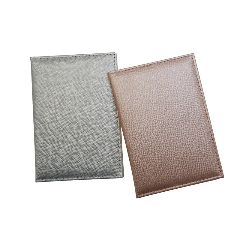 Plain PU Leather Safiano Cross Pattern Bussiness Passport Holder ID Card holder Universal Passport Covers passport holder id card holder card holder