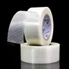 1pcs 5-20mm width *25M Grid Glass Fiber Tape Transparent Mesh Fiber Tape Width Mm  Strong Single-sided Tape ► Photo 2/5