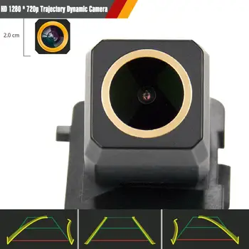 

HD 1280x720p Golden Camera Starlight Night Vision Rear View Backup Camera Trajectory Dynamic Parking Line for Mazda ATENZA 2014