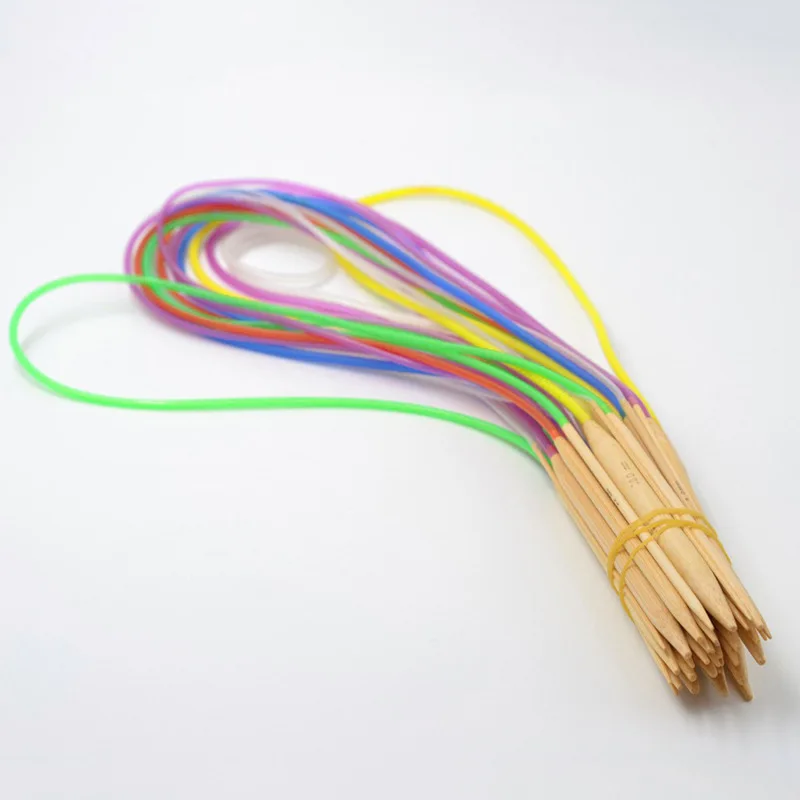 

Needle Braided DIY Knitting Craft Tool Cylinder Carbonized Bamboo