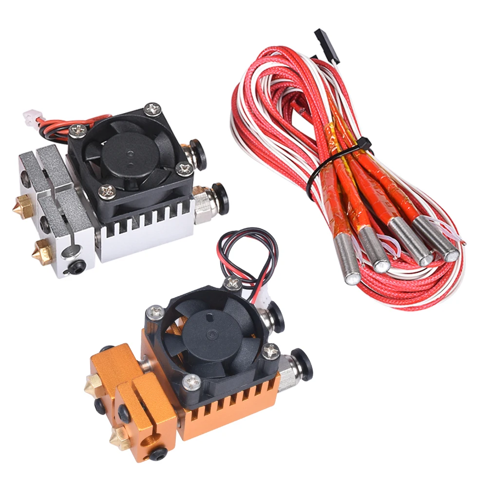 E3D chimera 3D Druckerzubehör Dual color extruder düse 2 in 2 out 