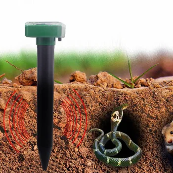 

8 Pcs Solar Powered Snake Repellent for Outdoors,Ultrasonic Snake Repellent,Solar Snake Repellent for Outdoors