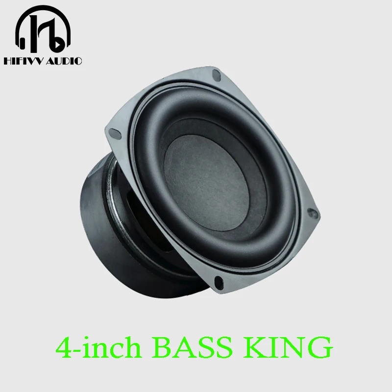 

4'' Full BASS Speaker of audio amp Driver Unit Casting Aluminum Frame Dual Magnets Fs 60Hz 4ohm 40W