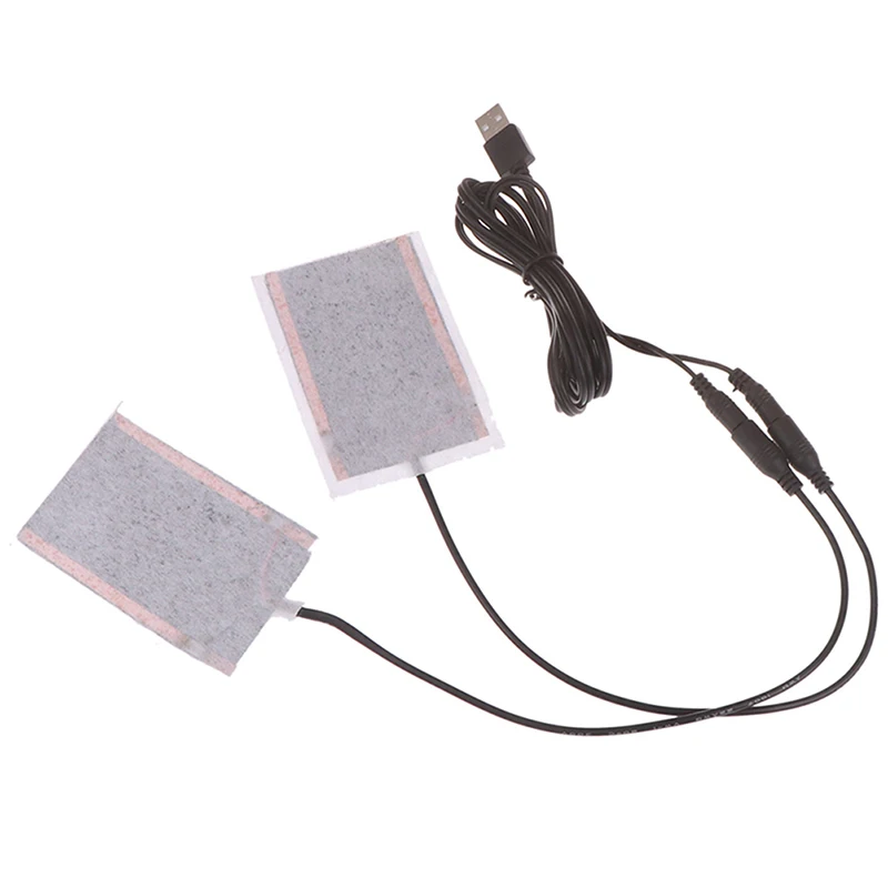Portable DIY USB Heating Heater Winter Warmer Plate for Pad Shoes Gloves 1Set