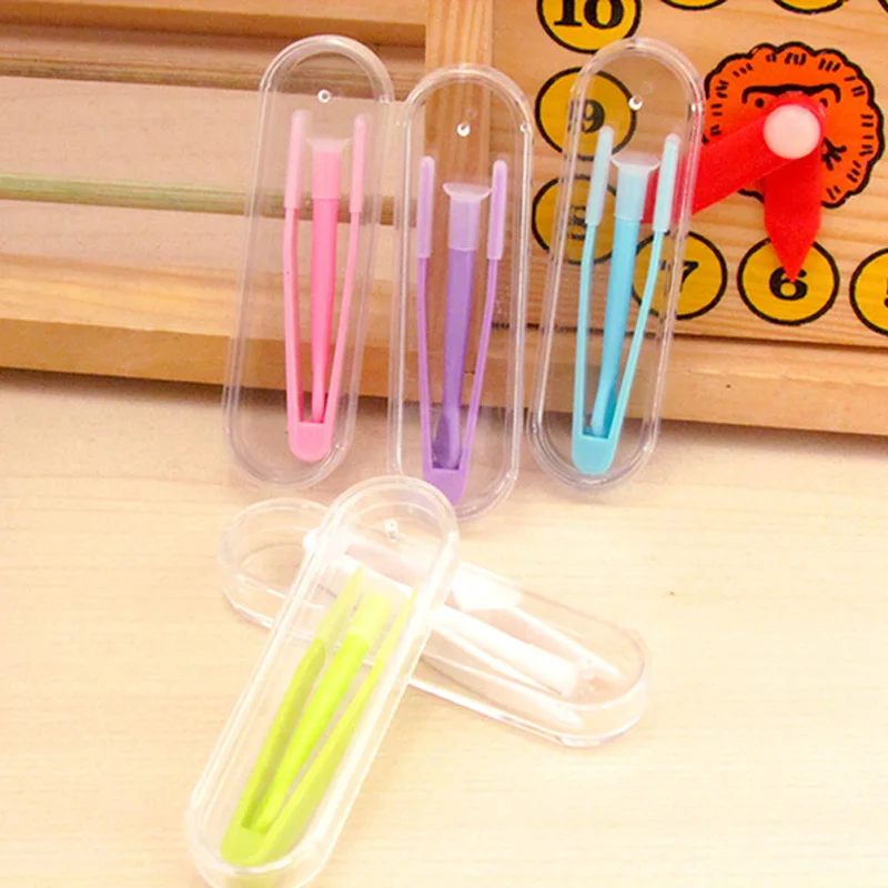 Contact Lens Tools Lymouko 1 Set New Multicolor Contact Lenses Tweezers and Suction Stick for Special Clamps Tool Contact Lens Inserter Remover