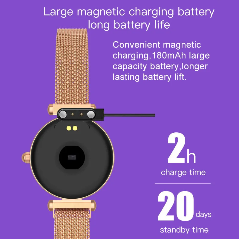 Водонепроницаемый смарт-браслет женский физиологический кровяное давление умный браслет в виде часов фитнес контроль сна Браслет трекер SmartBand