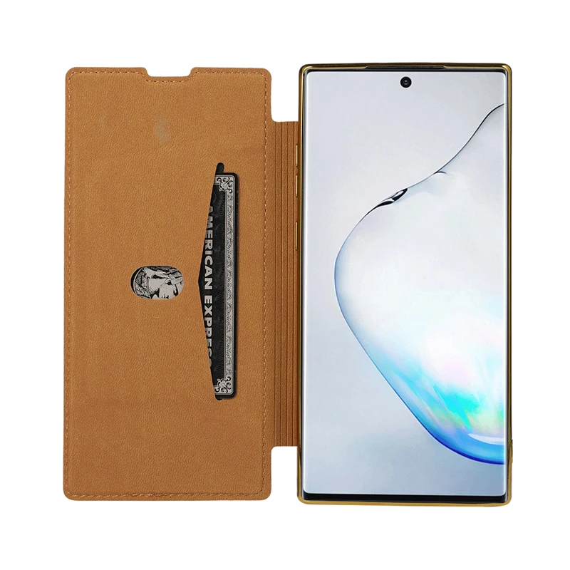 Блестящий Флип кожаный чехол для samsung Note 10 Plus S10 S9 S8 Plus кошелек Прозрачный чехол для телефона для samsung S10E S7 Edge чехлы
