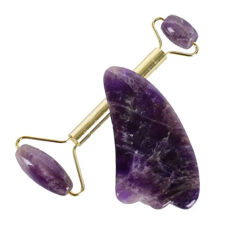 Amethyst-face-roller-massager