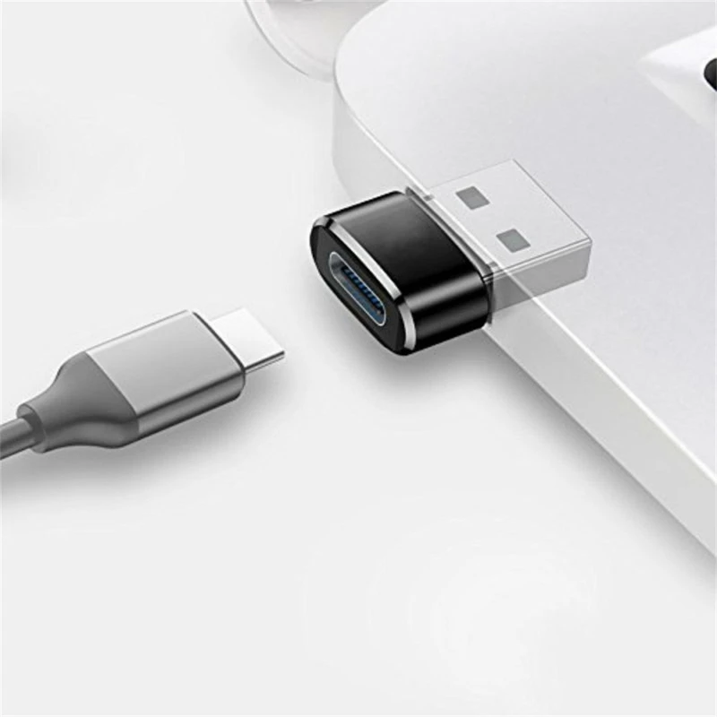 iphone to type c converter USB Type A Male To USB Type C Female Connector Converter Adapter Charging WXTB female usb to male phone jack adapter