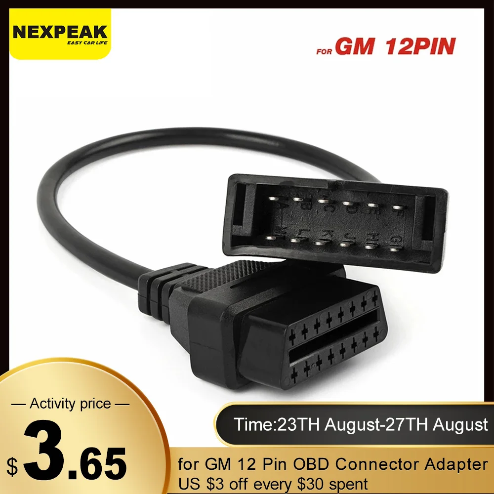 Адаптер для автомобильного сканера GM 12 Pin OBDII OBD 2 |