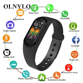 

M5 Smart Band Women Bluetooth Call/Music Smart Band Waterproof Heart Rate Blood Pressure Men Health Wristband Smart Bracelet