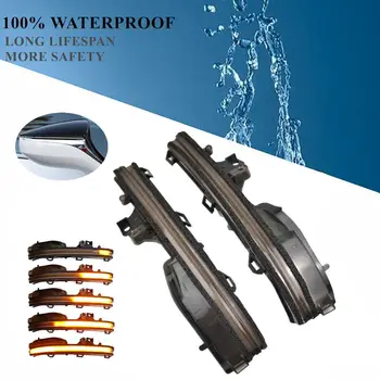 

For Lexus ES XZ10 UX ZA10 RC F LC Z100 LS XF50 2019 2020 Side Mirror Turn Signal Light Dynamic LED Rearview Indicator Blinker