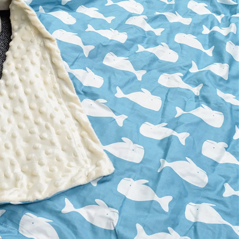 Детское одеяло s пеленание бархатное одеяло новорожденное детское зимнее пеленка для сна для кормления хлопок YCZ033 - Цвет: 150X110cm-E