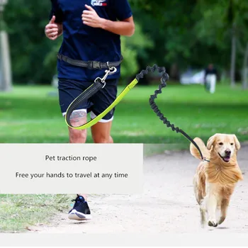 

Adjustable Pet Dogs Leash Ropes Elasticity Running Jogging Leashes Pets Chain Large Training Dogs Puppy Traction Rope Supplies
